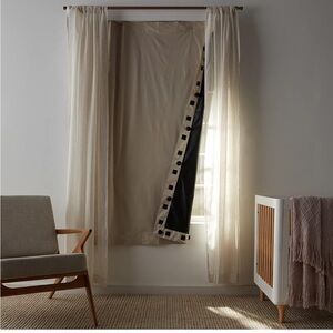 Amazon Essentials Cream Curtains